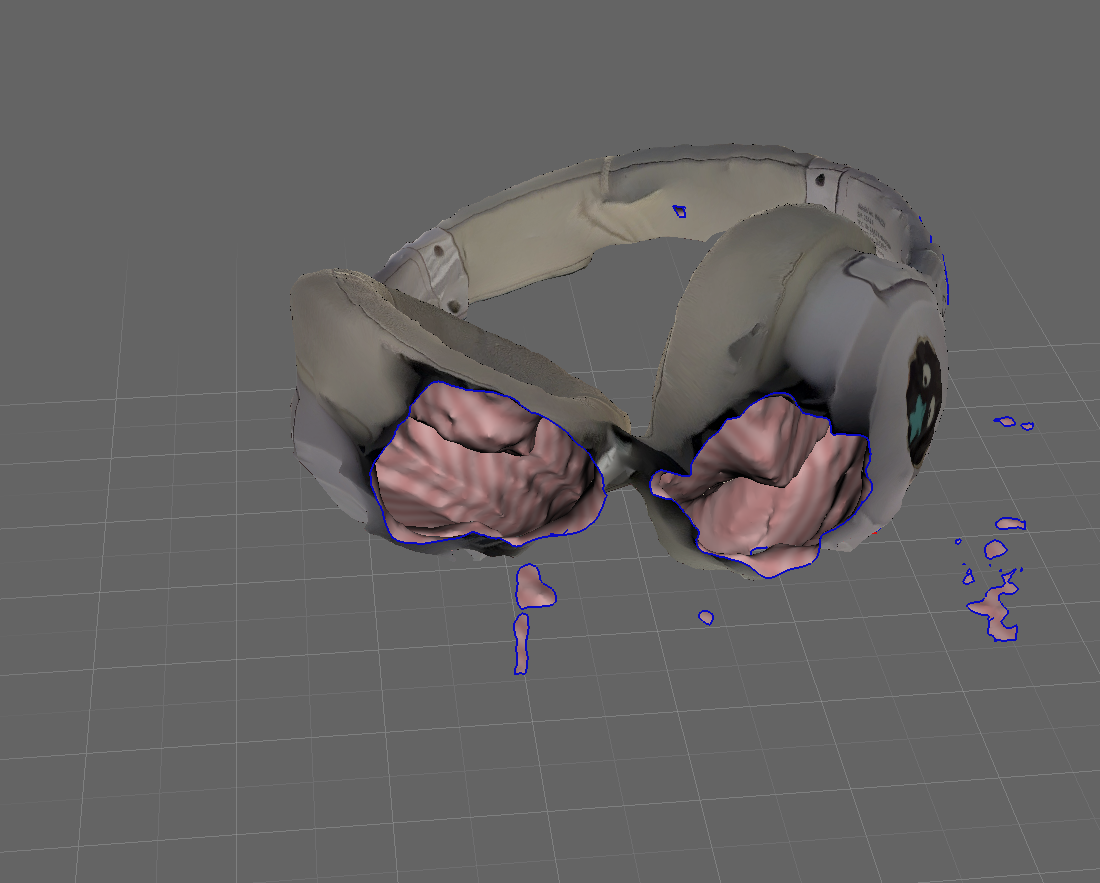 Front view of object in Meshmixer